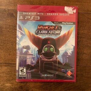 NIP Ratchet & Clank Future: Tools of Destruction for PS3 - Red Case